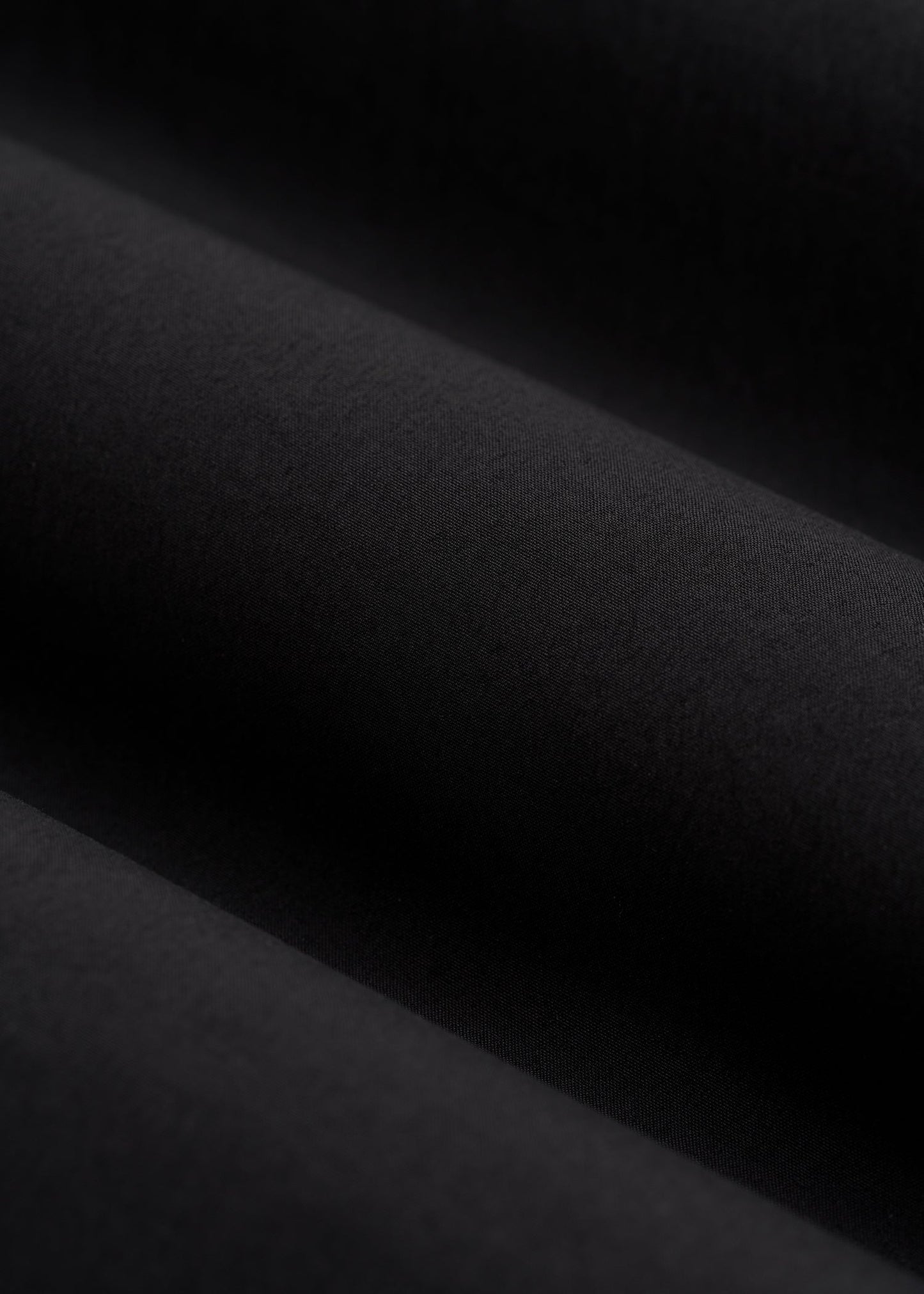 Stretch Swim Shorts for Tall Men in Deep Black