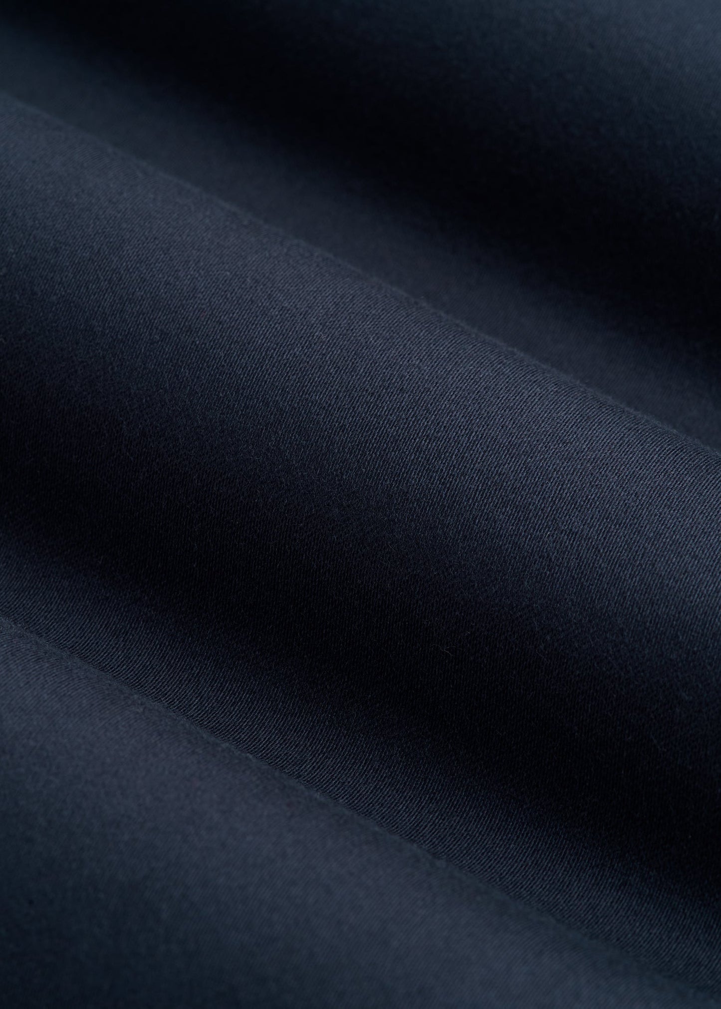 Pleated Wide Leg Chino With Belt for Tall Women in True Navy