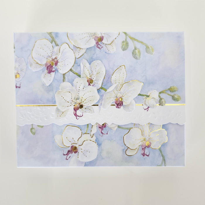 Carol Wilson White Orchid Boxed Cards