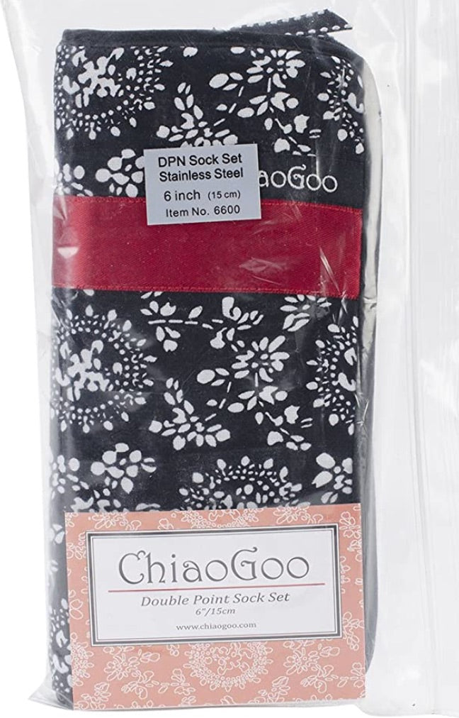 Chiaogoo Stainless DPN Sock 6" Set