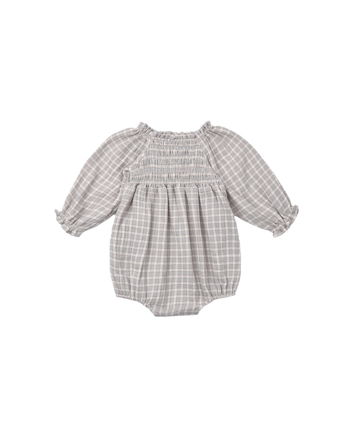 Eden Romper ll Blue Gingham