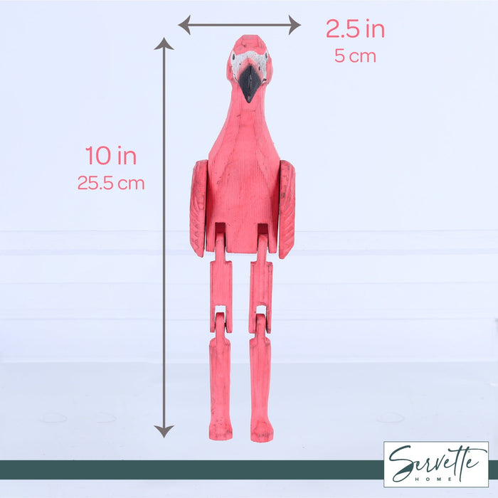 Flamingo Shelf with Dangling Legs