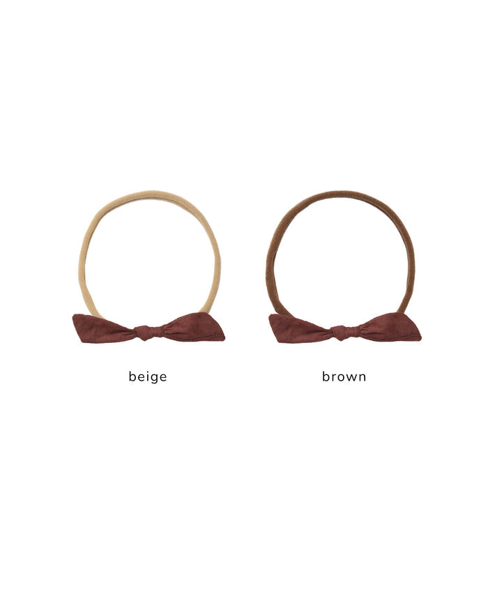 little knot headband in mulberry