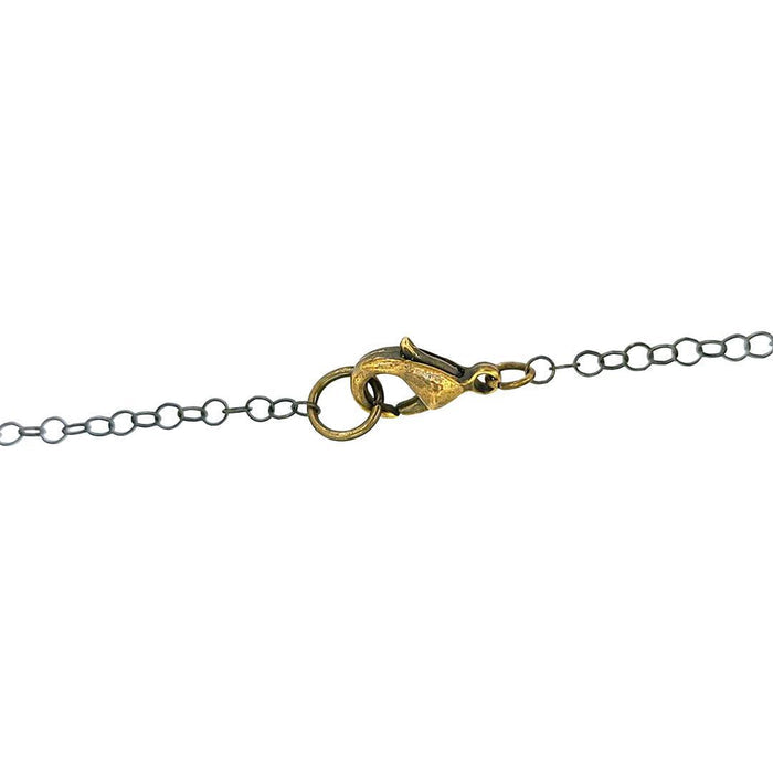 Necklace - Druzy Fox (Brass) by Fernworks