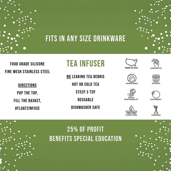 Tea Infuser - Otter (Green Base) by Float2Infuse