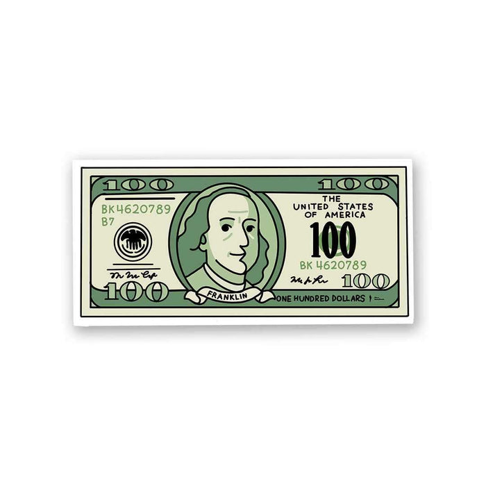 100 bucks Sticker - Stickers | STICK IT UP