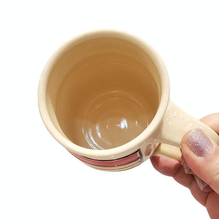12oz Mug - Rainbow Stripes by Susan Stone Design