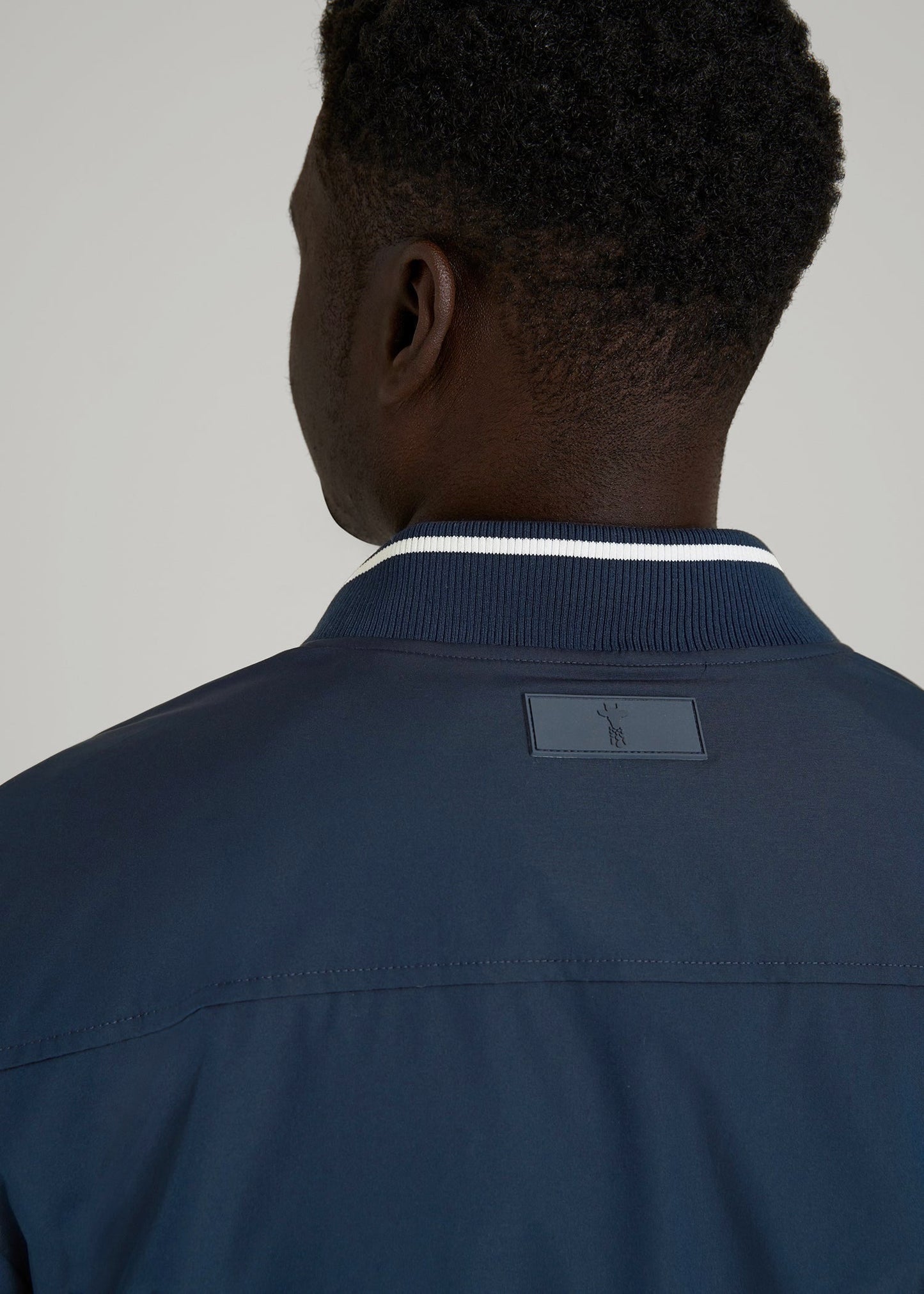 A.T. Bomber Jacket for Tall Men in Navy