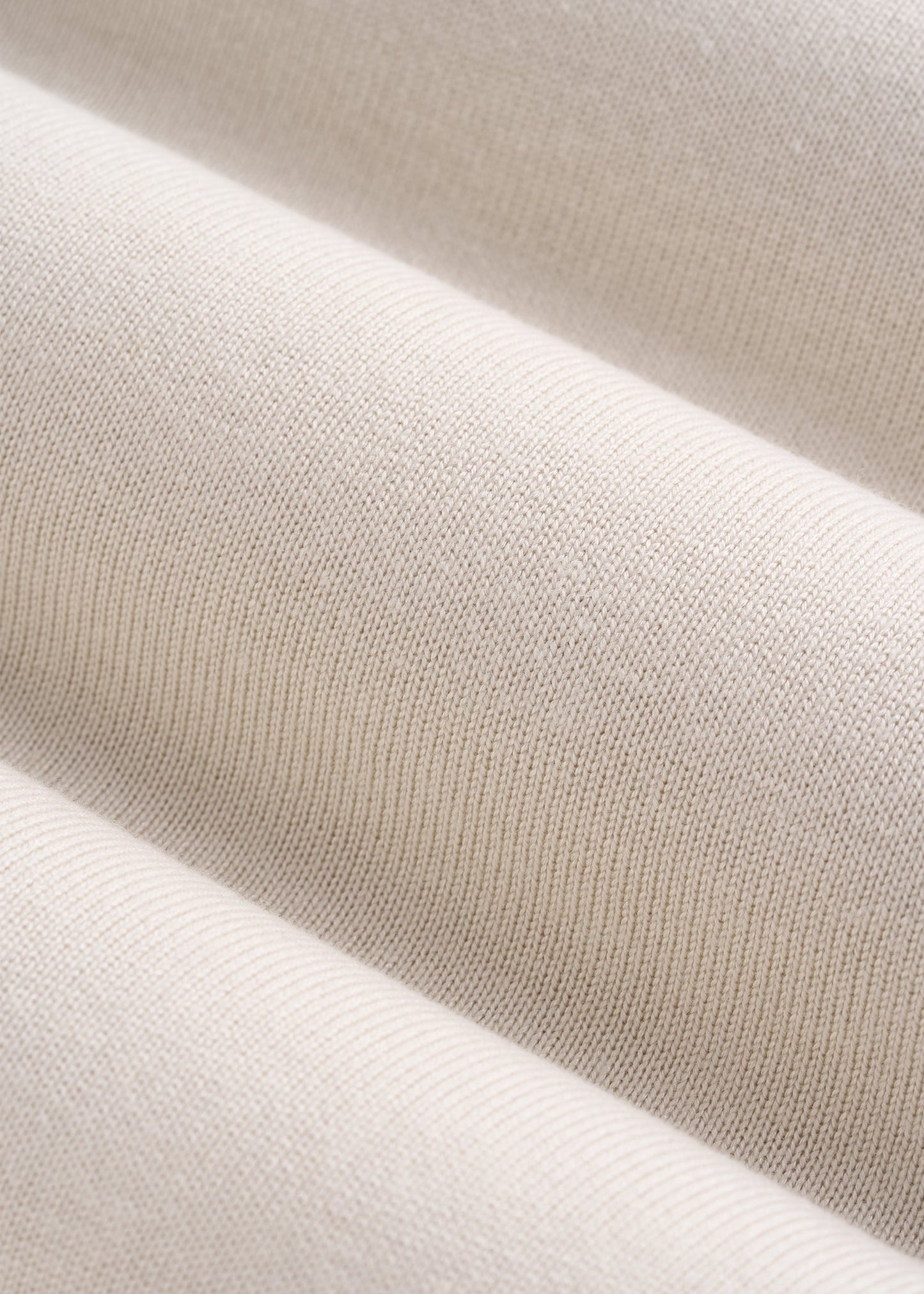 Linen Blend Lightweight Sweater for Tall Men in White Sand