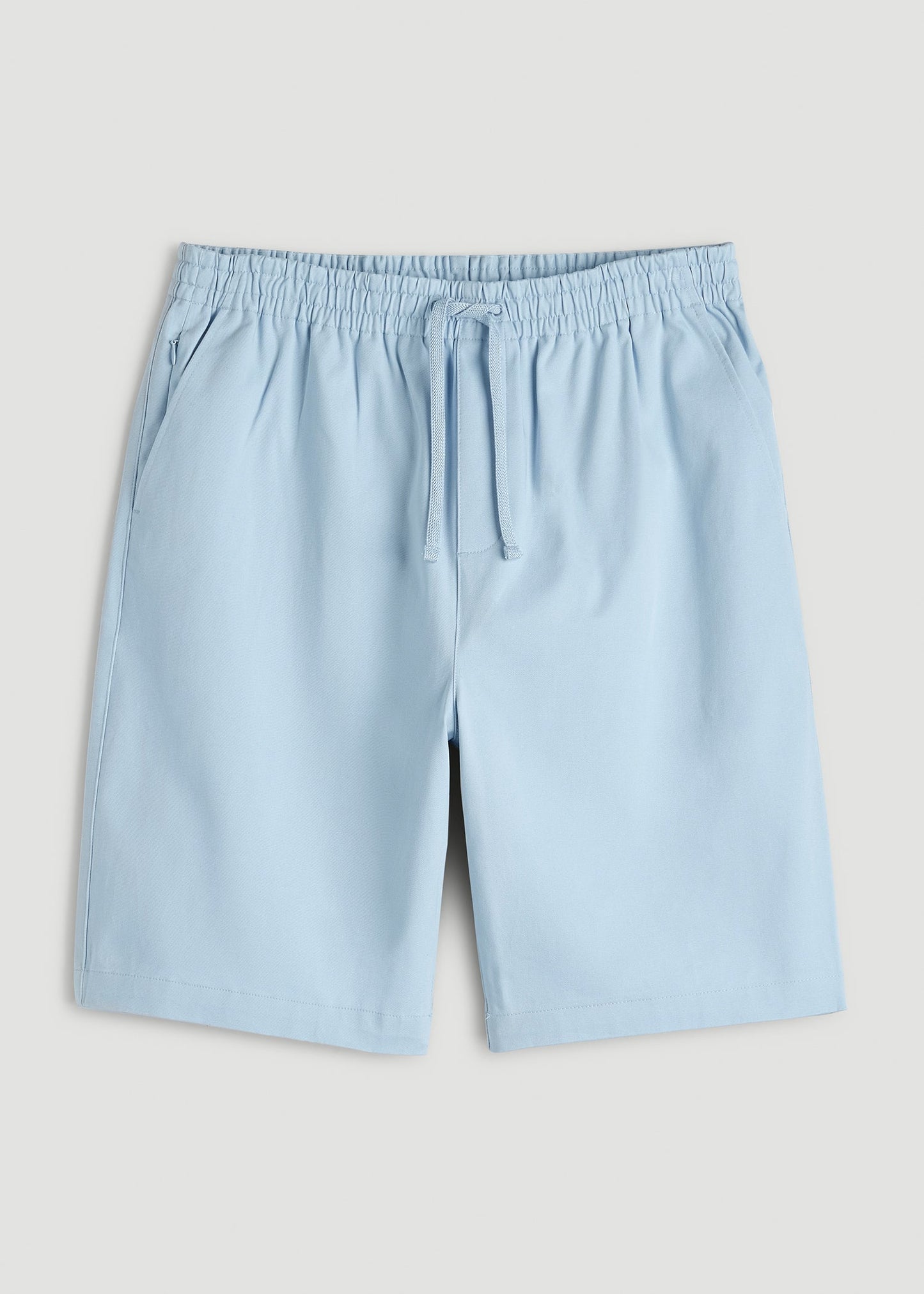Stretch Commuter Pull-on Short for Tall Men in Ice Blue