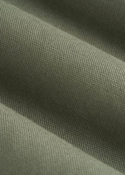 Stretch Cotton Linen Blend Blazer for Tall Men in Olive