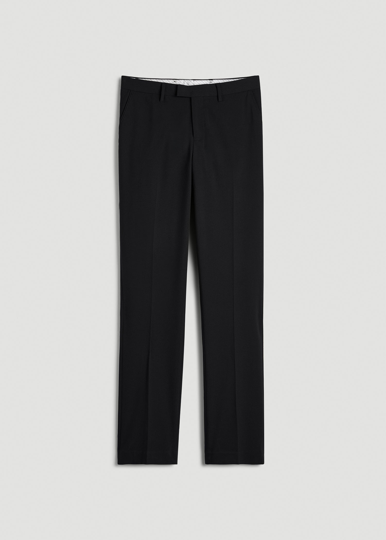 Suit Separates Pants for Tall Men in Deep Black