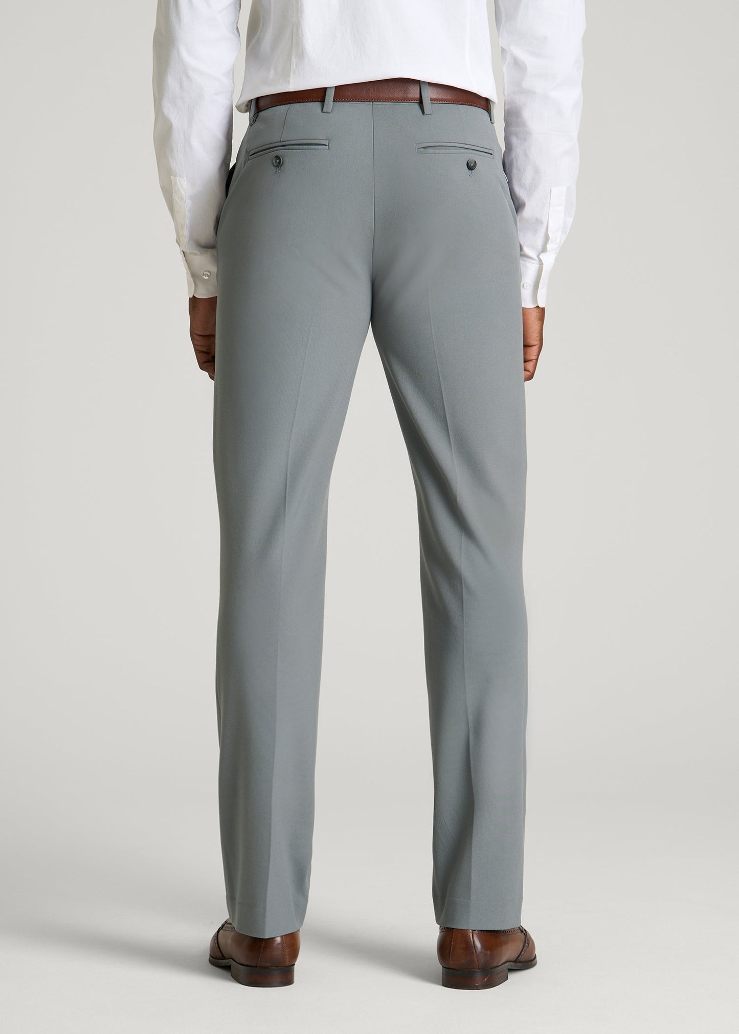 Suit Separates Pants for Tall Men in Stark Grey