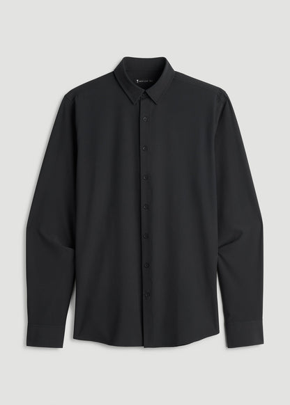 Traveler Stretch Dress Shirt in Black