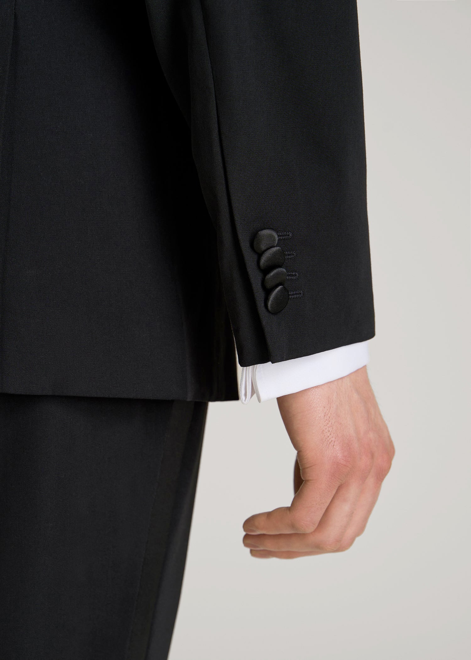 Tuxedo Jacket for Tall Men in Black