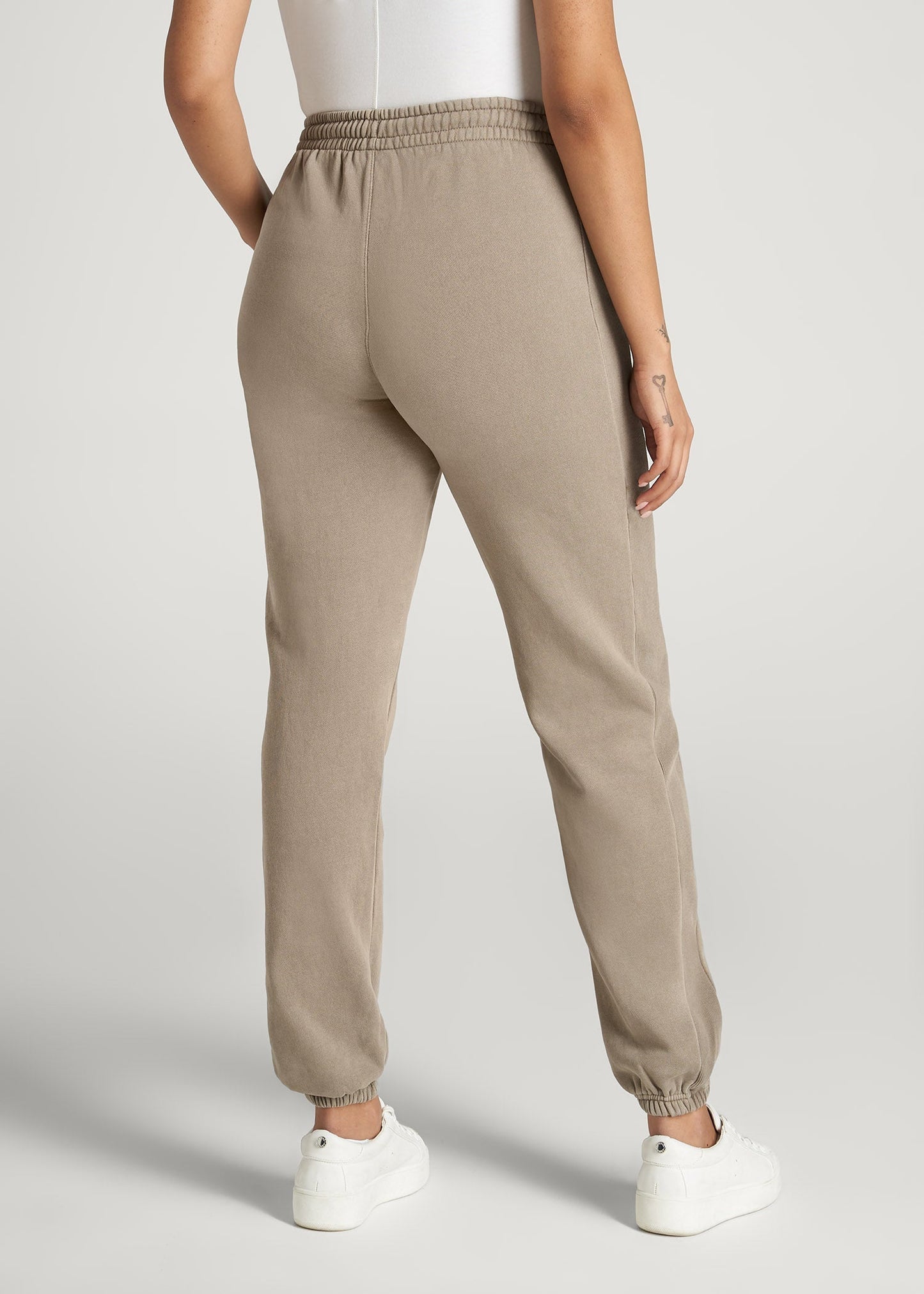 Wearever Fleece Regular Fit Sweatpants for Tall Women in Khaki