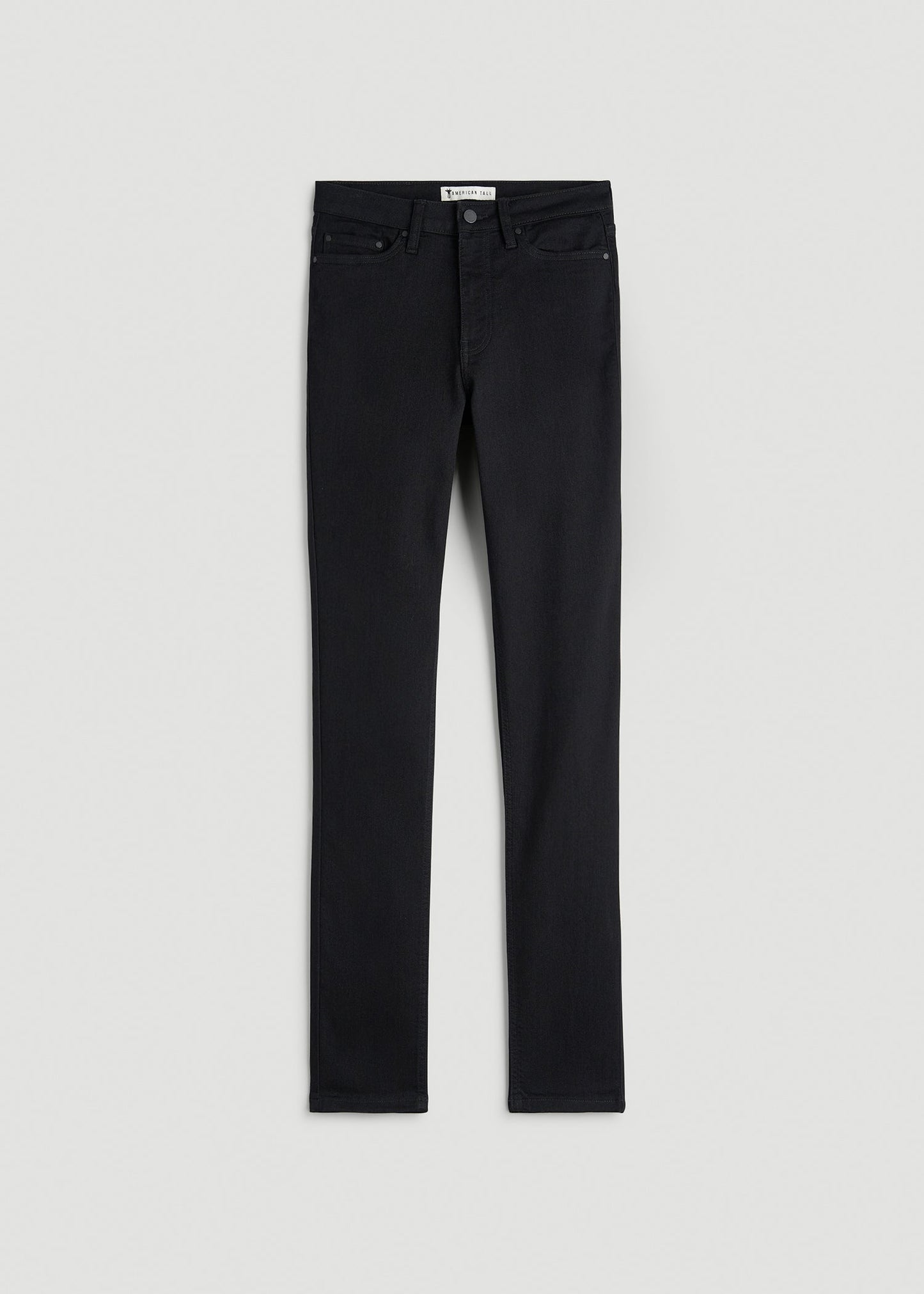 Georgia High-Rise Skinny Jeans for Tall Women in Optimum Black