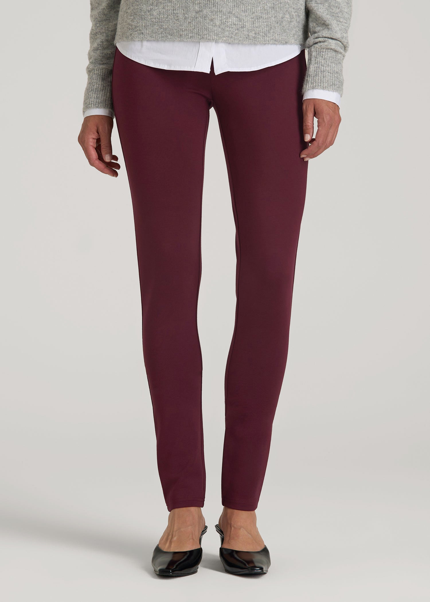 Flex Ponte Skinny High Rise Pant for Tall Women in Port Royale