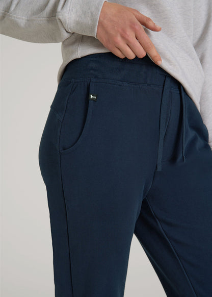 Wearever 2.0 French Terry Joggers for Tall Women in Navy Blue