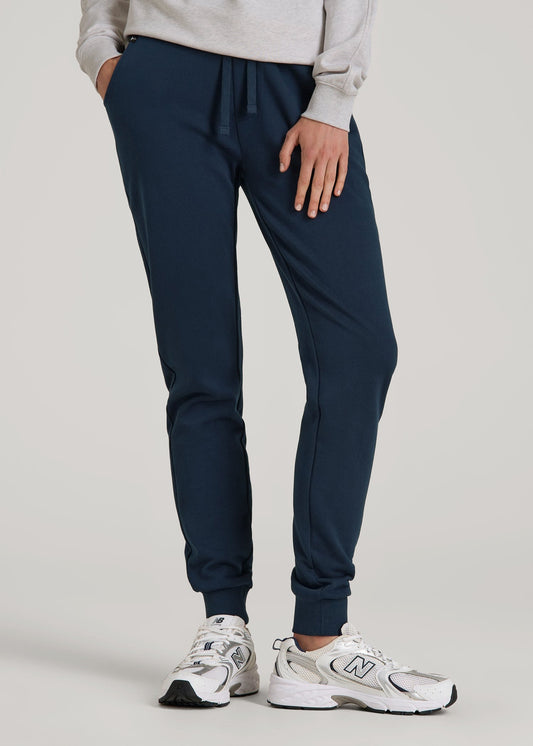 Wearever 2.0 French Terry Joggers for Tall Women in Navy Blue