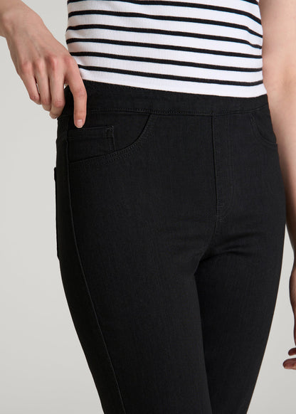 Women's Jeggings for Tall Women in Optimum Black