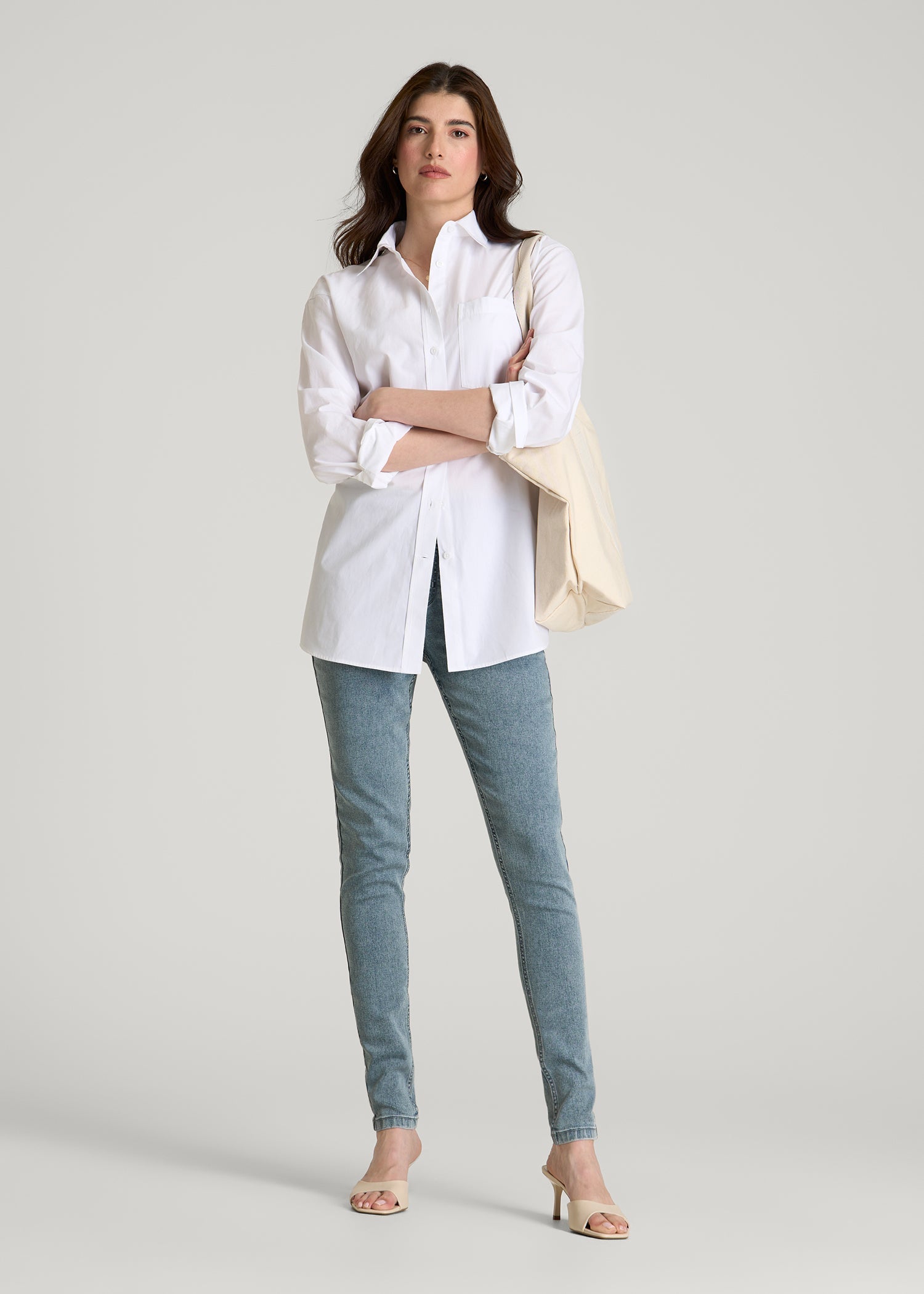 Women's Jeggings for Tall Women in Perfect Blue