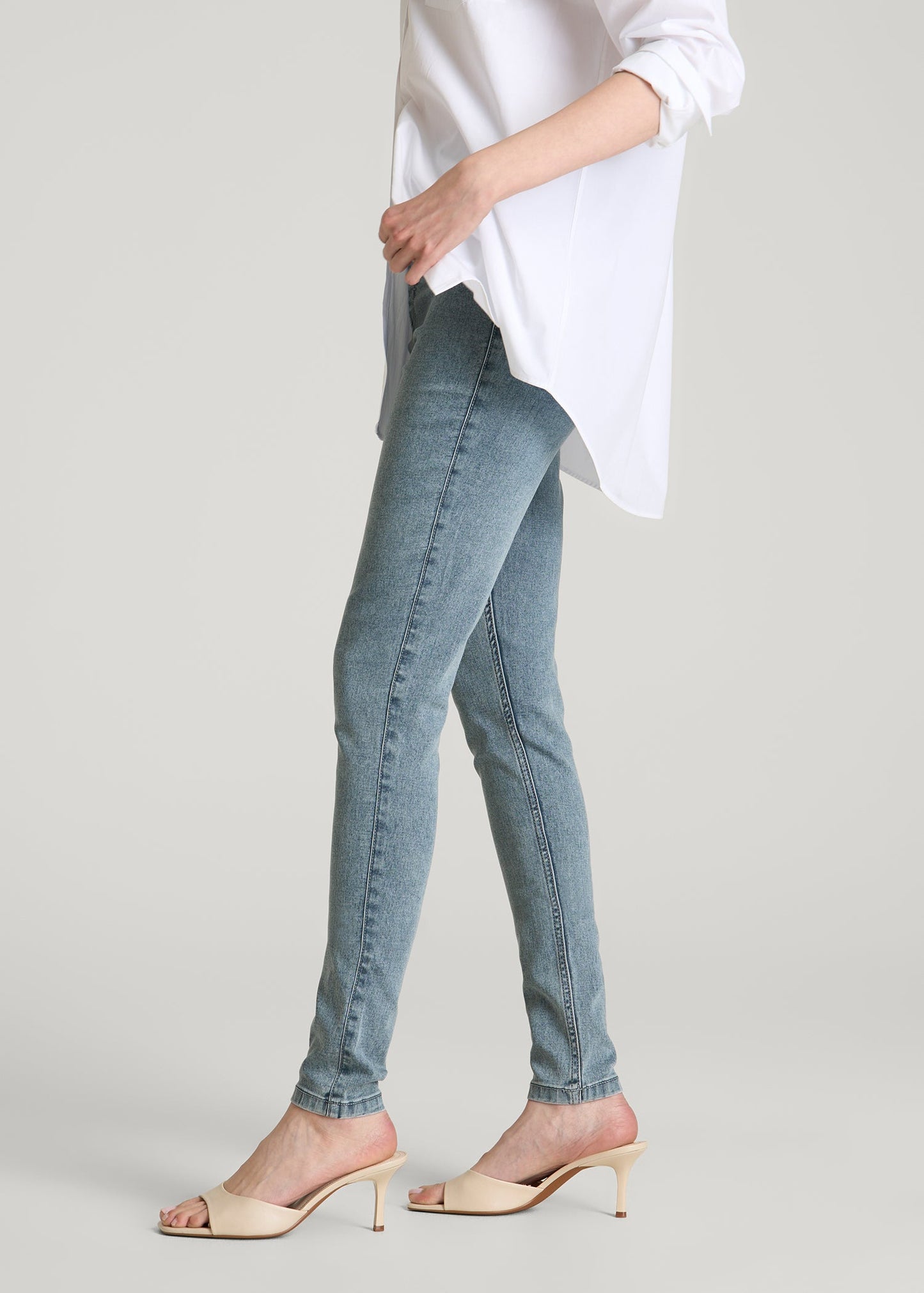 Women's Jeggings for Tall Women in Perfect Blue