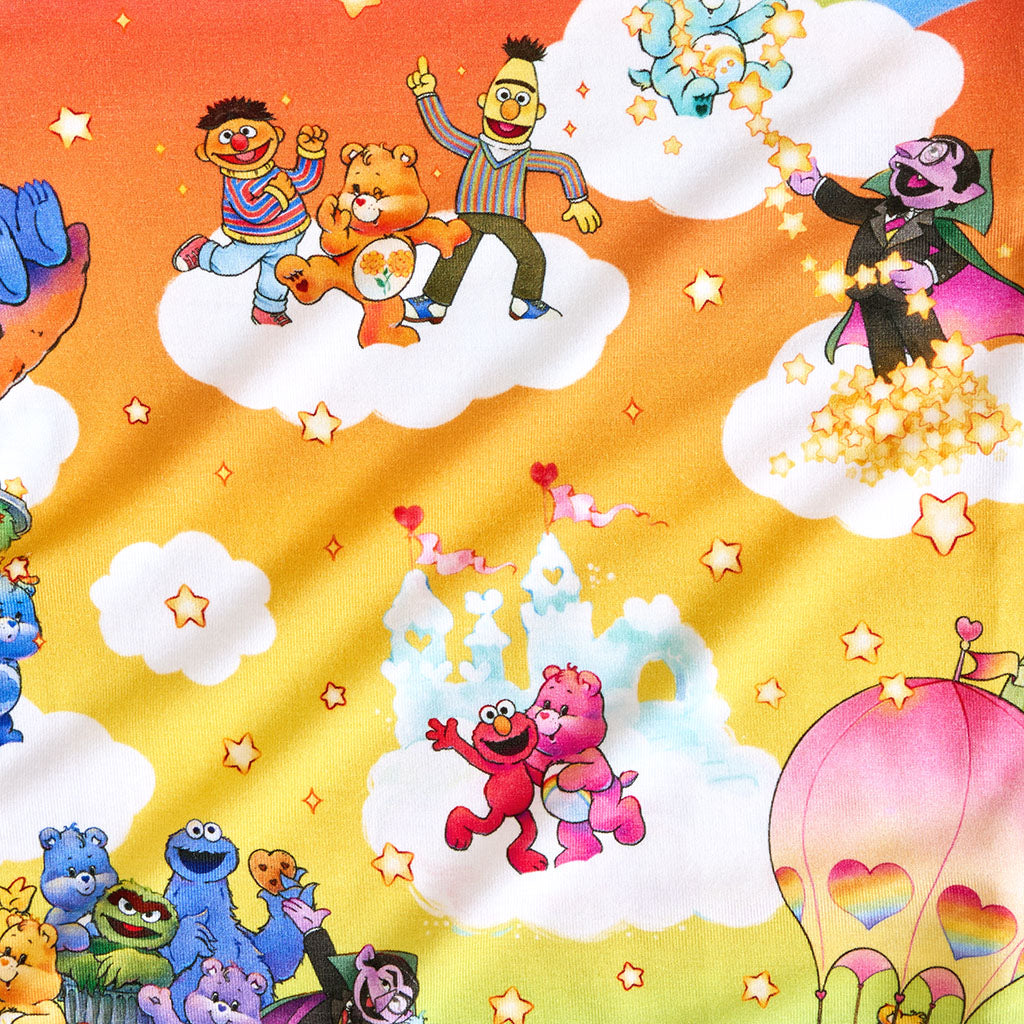 Care Bears™ x Sesame Friends & Rainbow Friends Luxe Patoo® Blanket