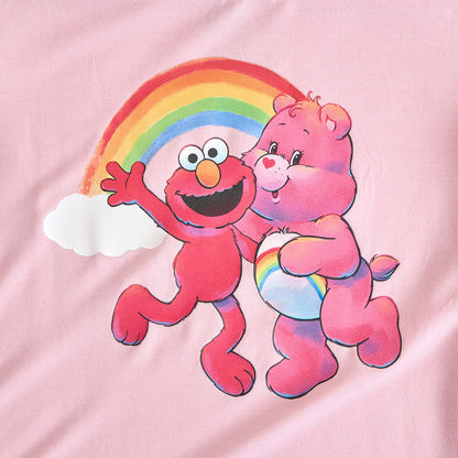 Care Bears™ Cheer Friends French Terry Ruffled Zippered Graphic Hoodie