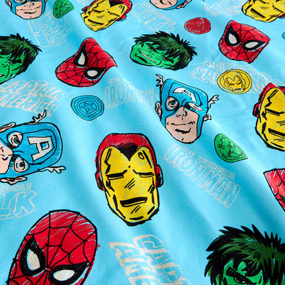 Marvel Heroes Reversible Duvet Cover
