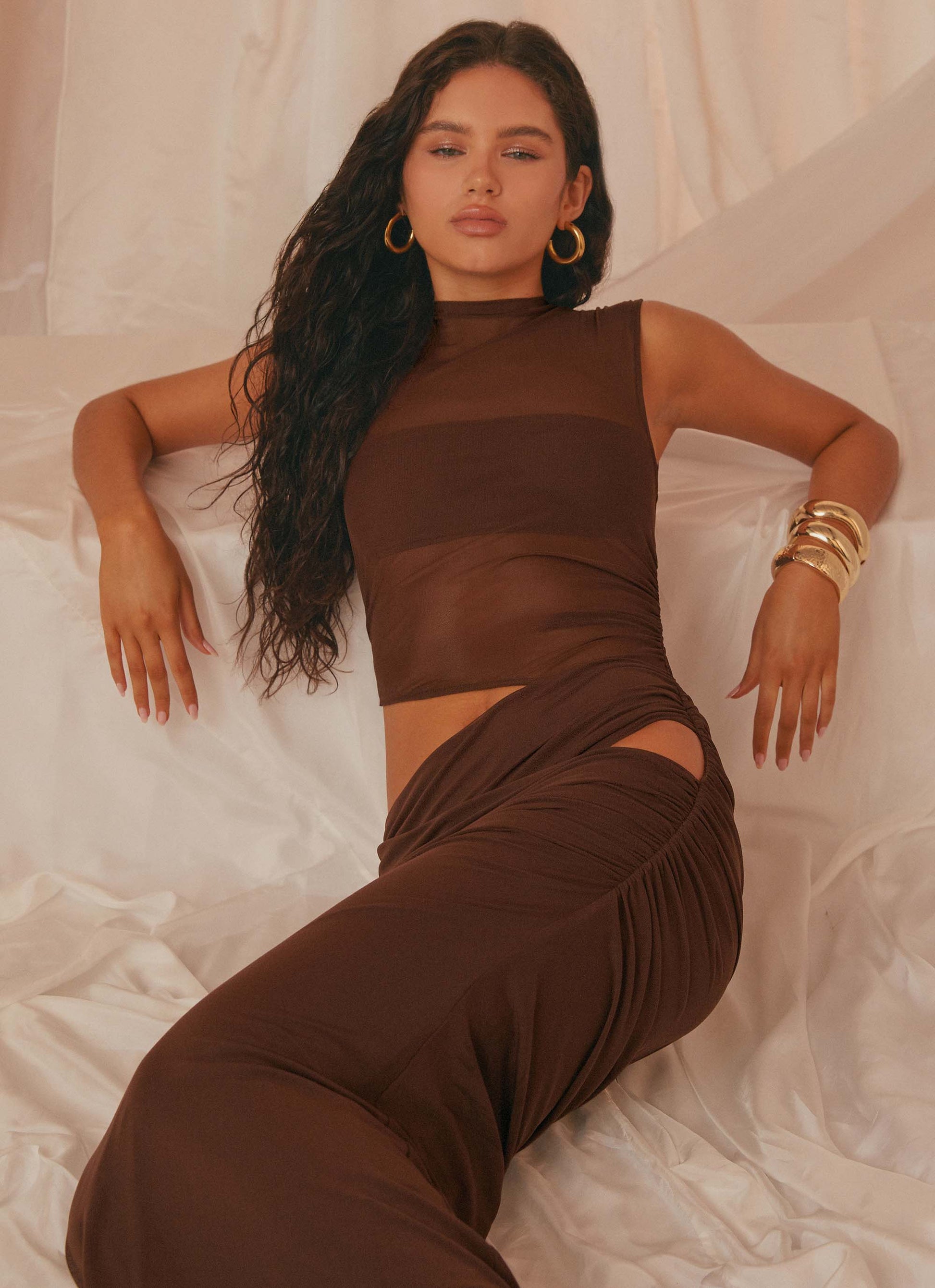 Briony Maxi Dress - Cool Chocolate