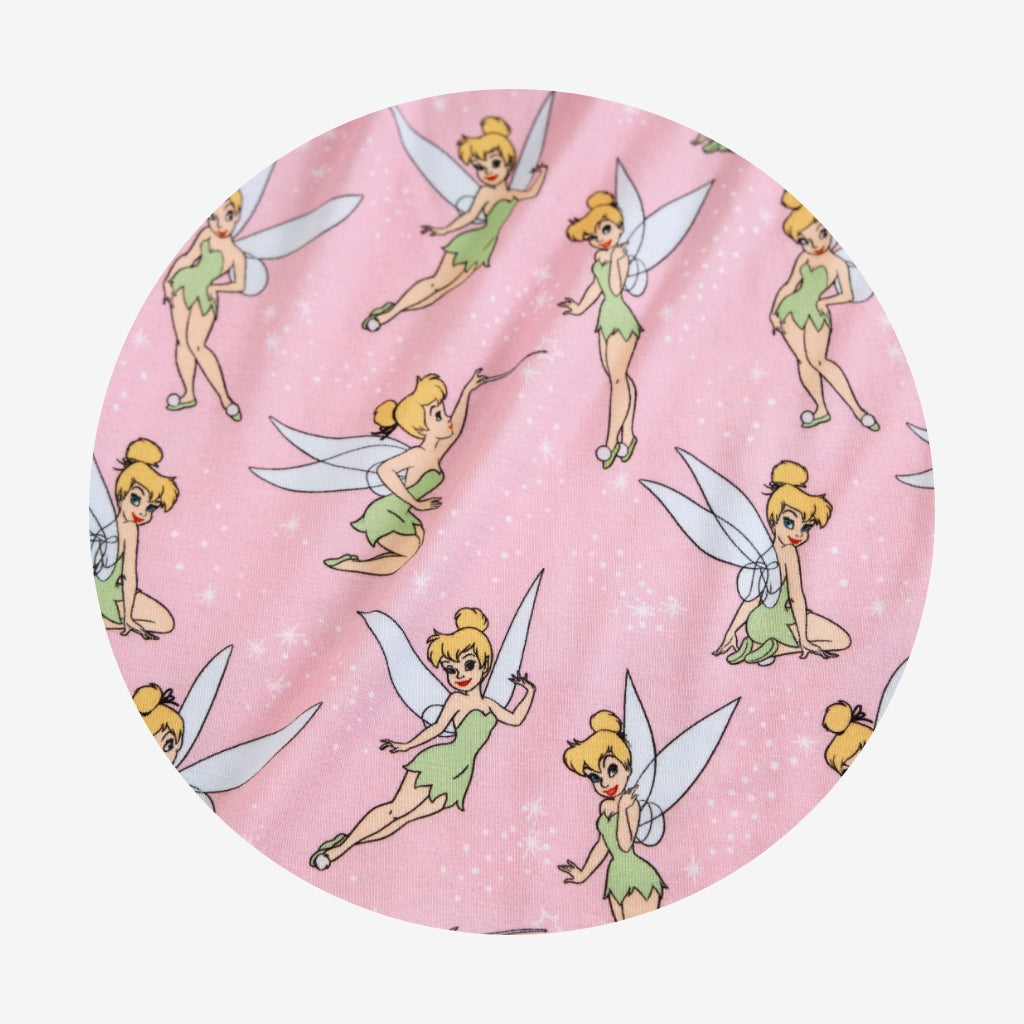 Disney Tinker Bell Tie Back Ruffled Bodysuit Dress
