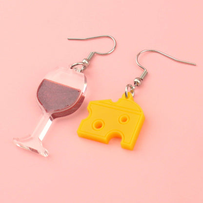 Wine & Cheese Night Earrings