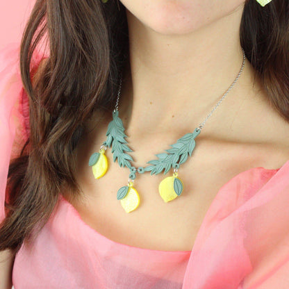 When Life Gives You Lemons Necklace