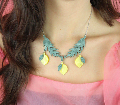 When Life Gives You Lemons Necklace