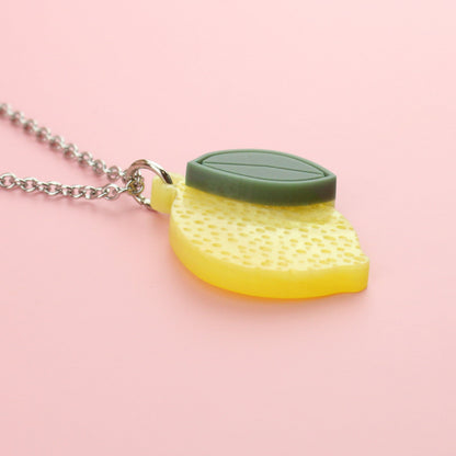 When Life Gives You Lemons Pendant Necklace