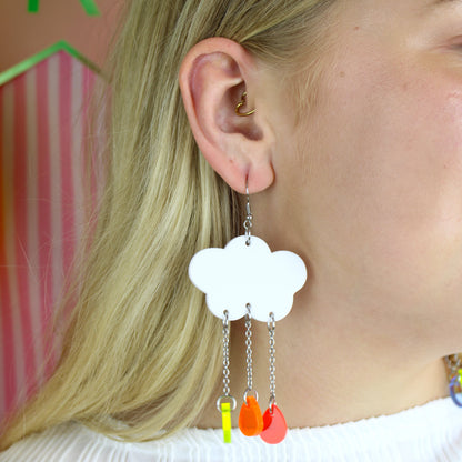 UV Acid Rain Earrings