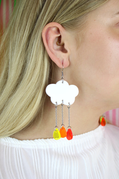 UV Acid Rain Earrings