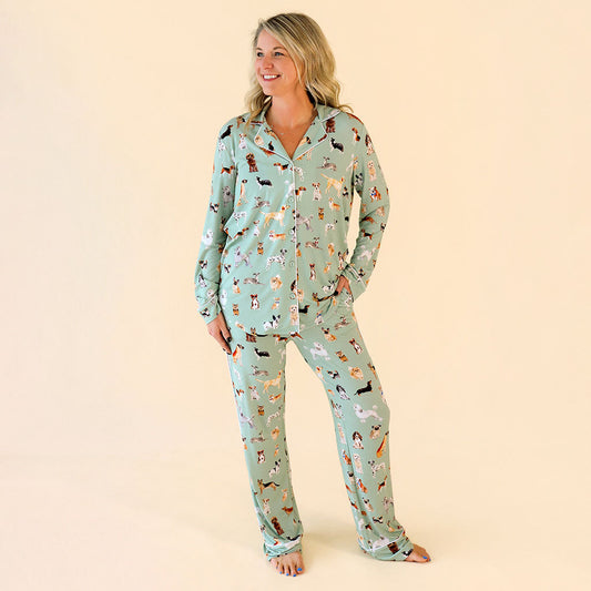 Posh Puppies Women's Luxe Pajama Pant Set