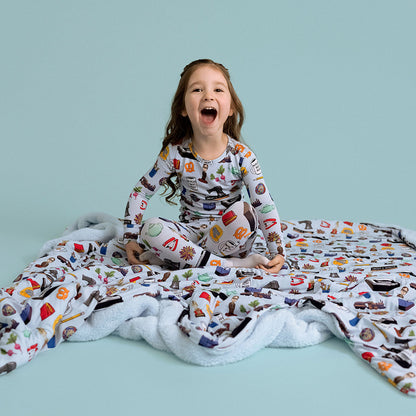 The Office Luxe Plush Patoo® Blanket