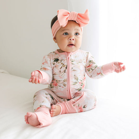 Vintage Pink Rose Convertible One Piece