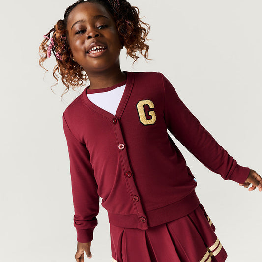 Gryffindor Varsity League French Terry Varsity Cardigan