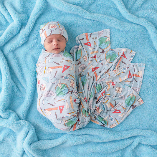 Steve Swaddle Beanie Set