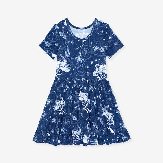 Ravenclaw House Ruffled Twirl Dress