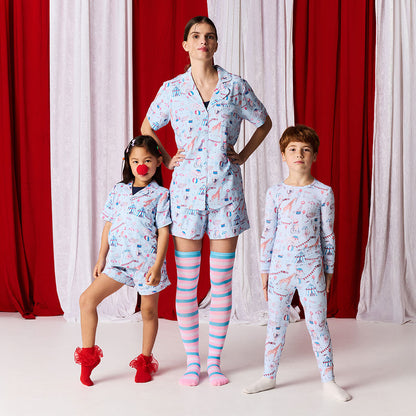 Cirque Royal Women's Twill Pajama Short Set