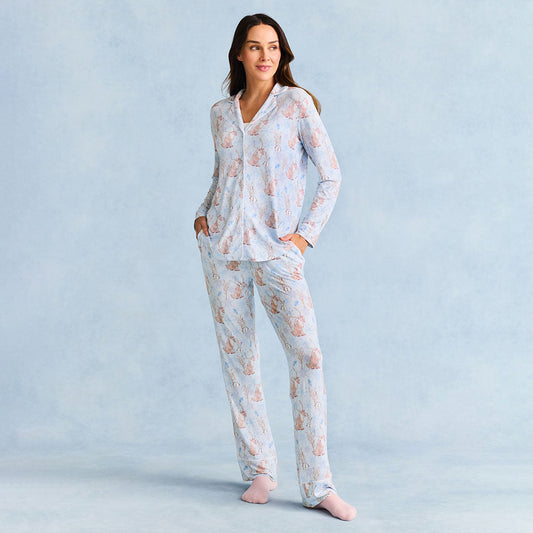 Disney Olaf & Sven Women's Luxe Pajama Pant Set