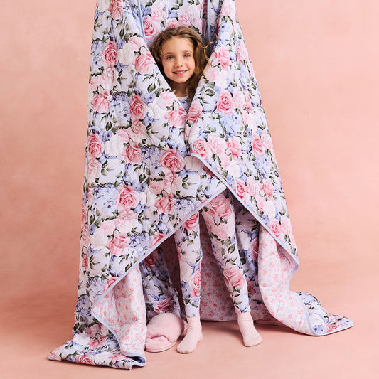 Marion & Laney Reversible Quilted Patoo® Blanket