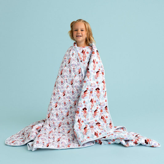 Disney Moana & Pua & Posh Moana Reversible Quilted Patoo® Blanket