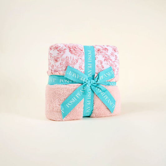 Antoinette Ruffled Luxe Plush Patoo® Blanket