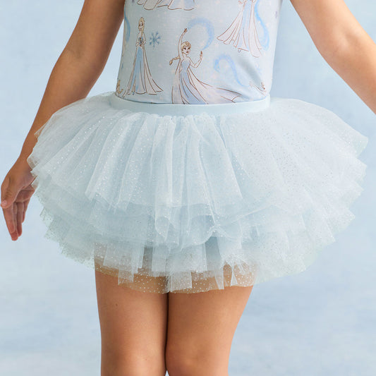 Wintery Blue Tulle Skort